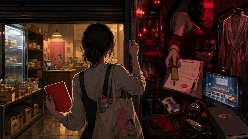 ママの開店トラップ interactive survival story cover