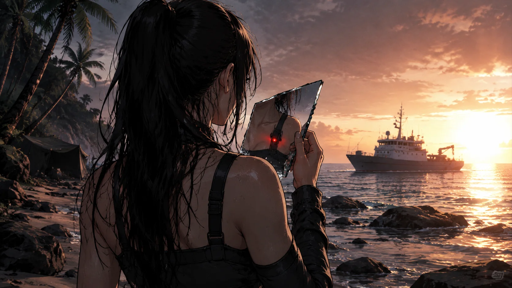 Canceled Star: Island Evidence cover art for a 100-day survival story