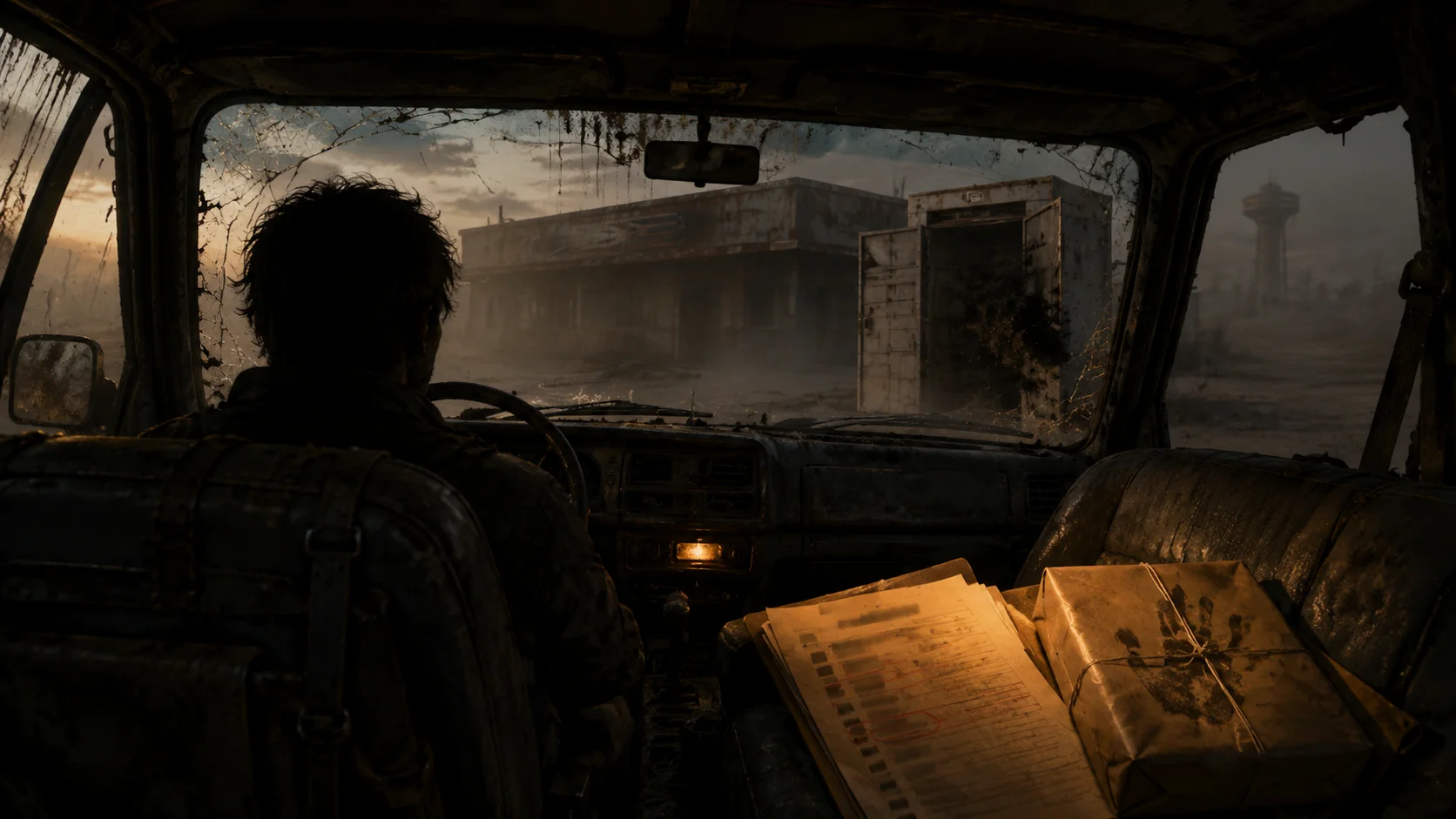 Illustration de couverture de Dernier Chemin, histoire de survie sur 100 jours