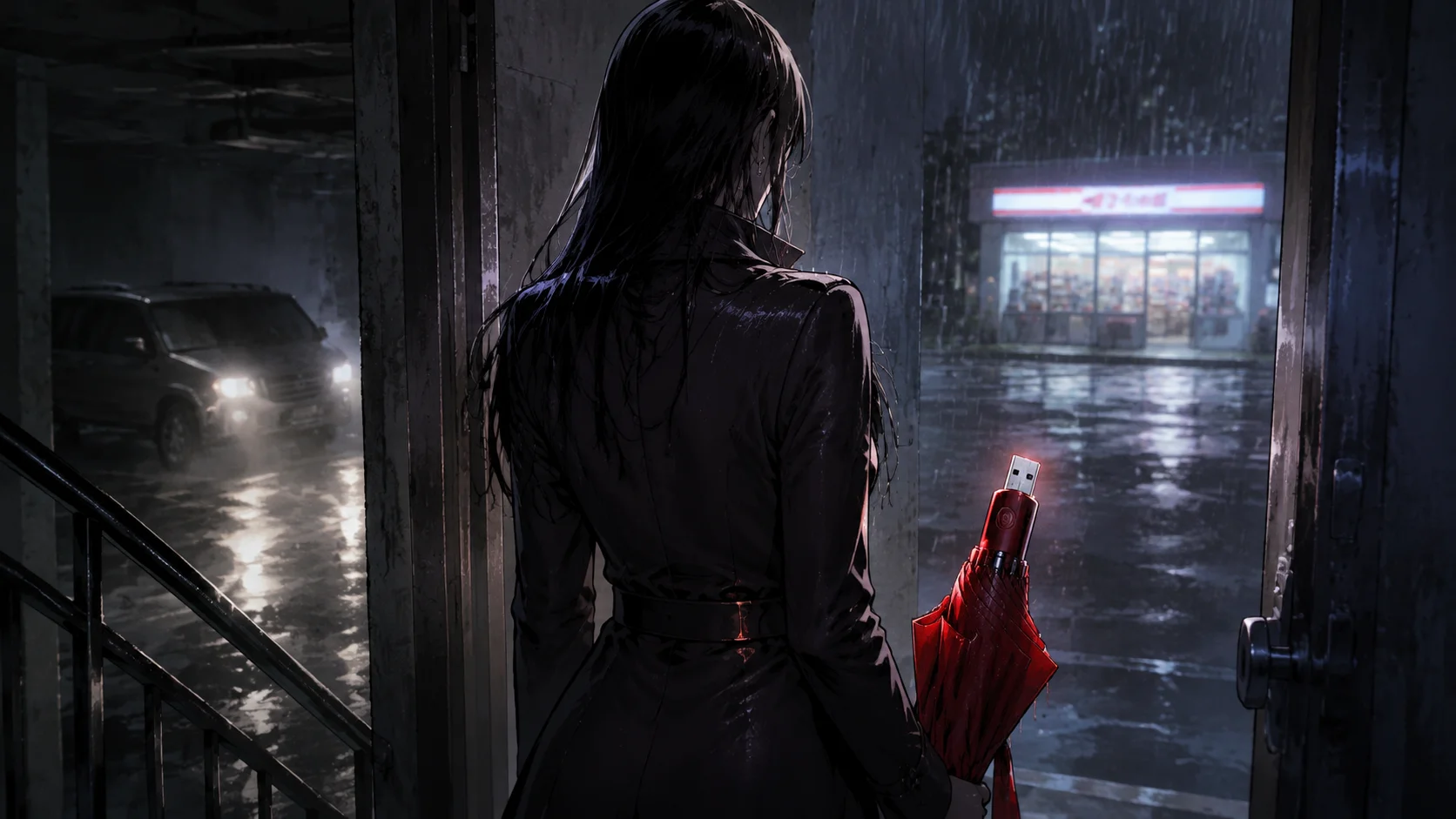 Escape the Divorce Night Storm cover art for a 100-day survival story